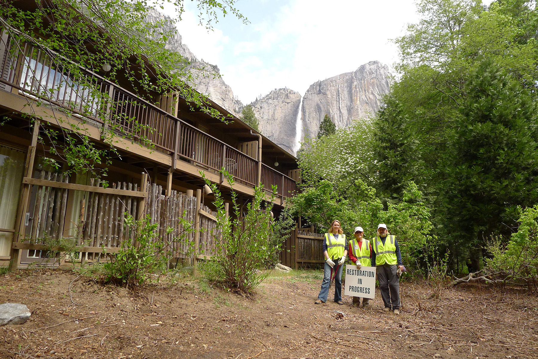 restoration workers