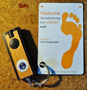 Kalaloch Lodge provides guests with biodegradable room keys and flashlights for wayfinding.