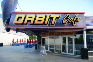 Orbit cafe outside